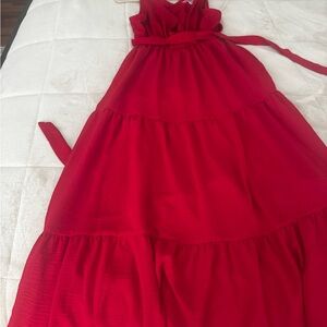 Nordstrom Red Maxi Dress
